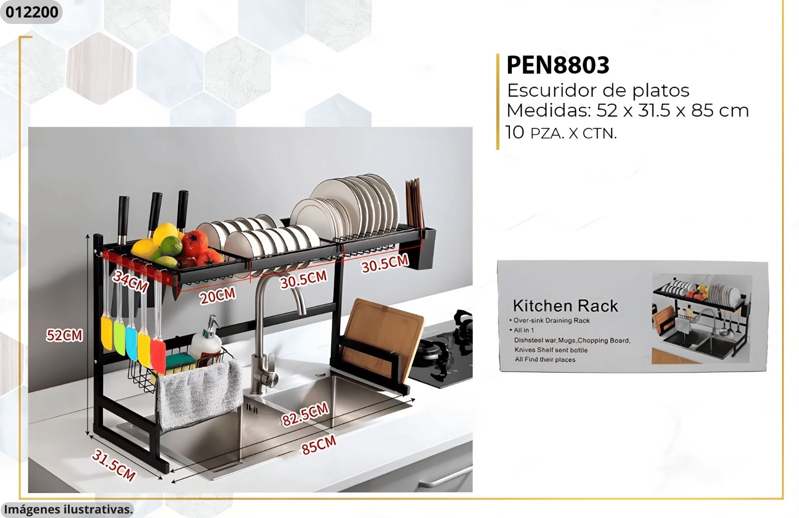 Escurridor de Platos Kitchen Rack