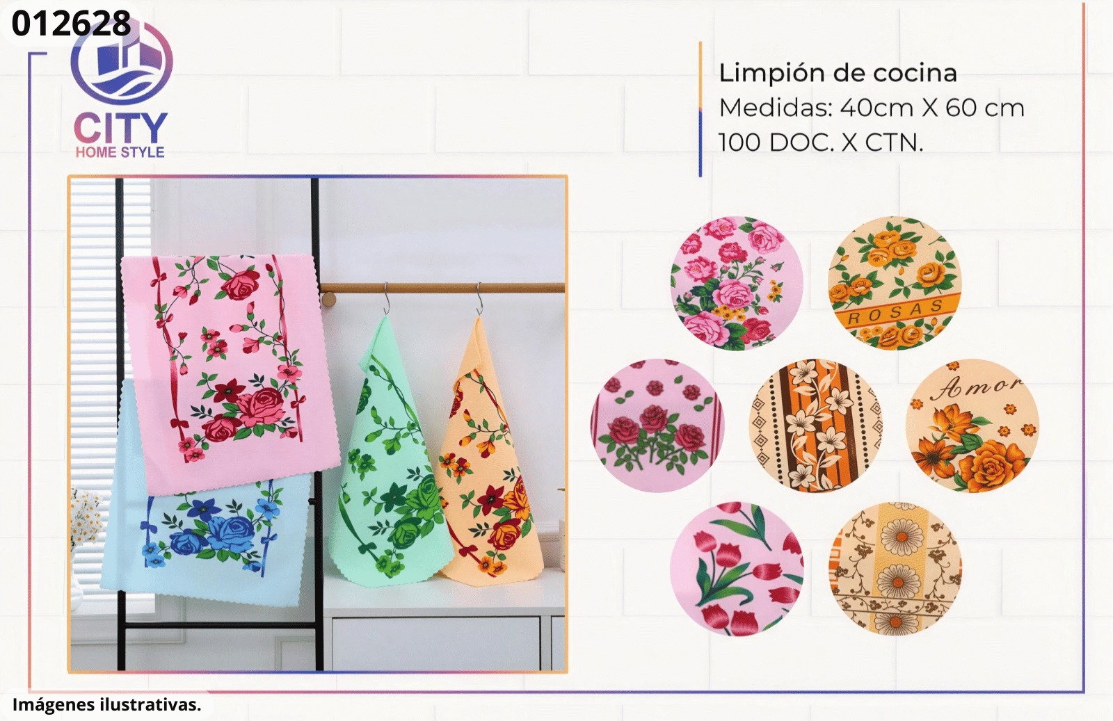 Docena de Limpiones de Cocina City Home